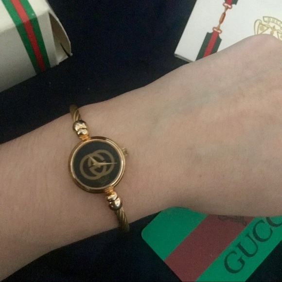 *SOLD* Authentic Gucci 14k Gold Plated Watch - Picture 7 of 7